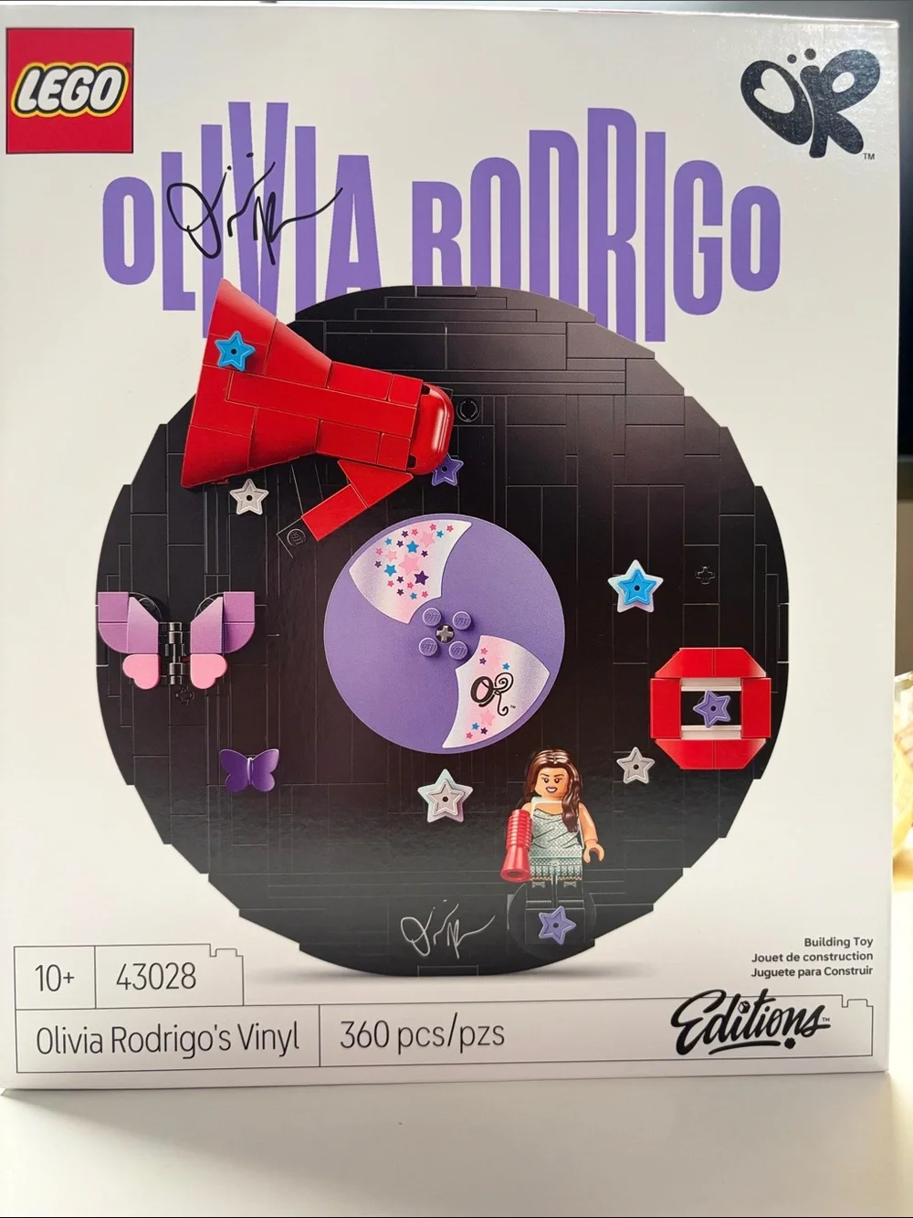 BRAND NEW Olivia Rodrigo Vinyl Lego Set